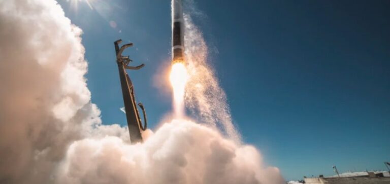 Rocket Lab launch - pic. Rocket Lab