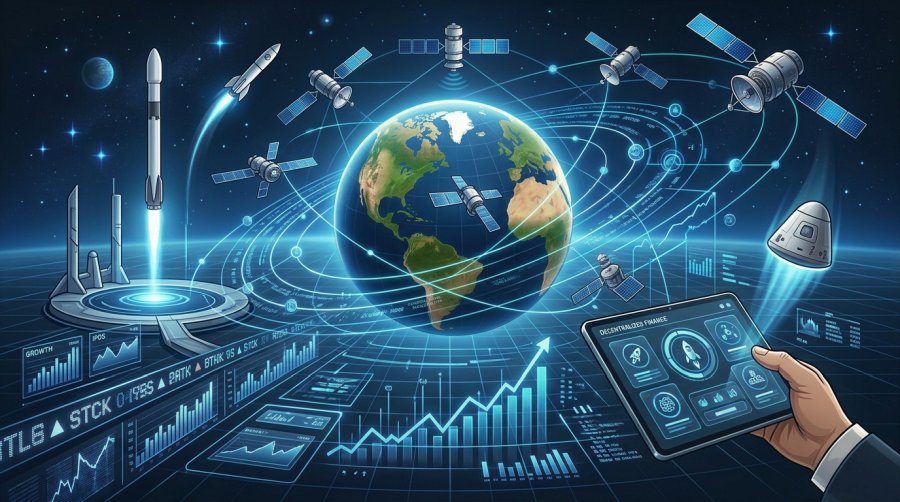 Space industry investments - pic. Gemini AI
